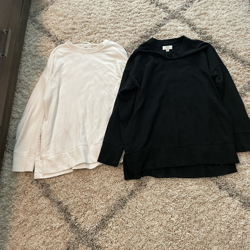 Aerie summer desert sweatshirt- S black